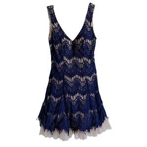 B.Darlin Lace Overlay Dress